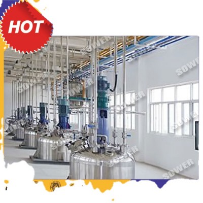 Solvent paint manufacturing line